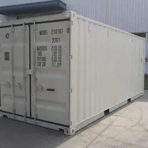 Contenedor marítimo 20 pies dry van blanco – nuevo
