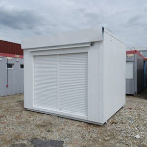Contenedor Bar 3,5 × 3,03 m – Persiana Frontal & Puerta Trasera, Listo para Servir