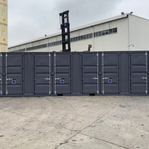 Contenedor de 40 pies cubo alto con puertas laterales