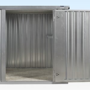 Contenedor de almacenamiento metálico plano (2m)