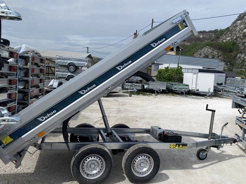 Benne basculante hydraulique Debon PW 1.2 LUX 306 x 155 cm 2000 kg PTAC