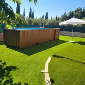 Piscina contenedor de 4 m