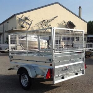 Remolque Lider de alta resistencia con 4 frenos – 750 kg de peso bruto vehicular – 200 x 134 cm – 1 eje