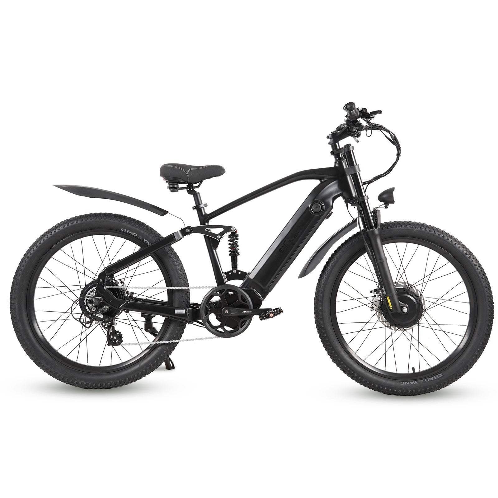 CMACEWHEEL AL26 MAX 500W*2 Motor Doble Bicicleta Eléctrica de Montaña 26″ 816Wh EMTB Batería 48V 17Ah