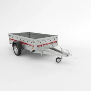 Remolque Temared PRAKTI 2312/R – 750 kg – Basculante, Transporte de Obras