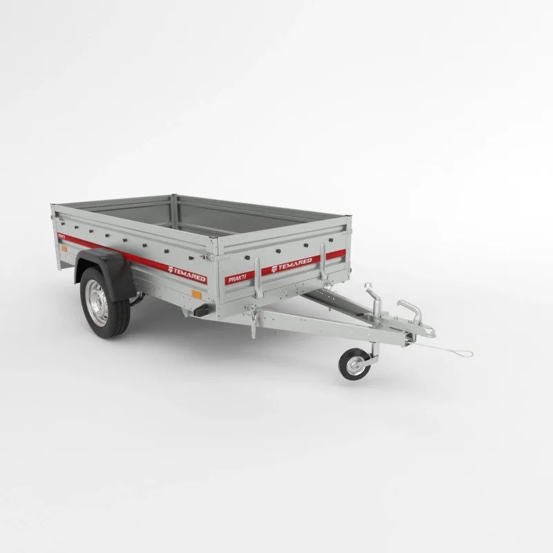 Remolque Temared PRAKTI 2312/R – 750 kg – Basculante, Transporte de Obras