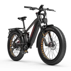 Dukawey Silvertip8 Bicicleta Gorda de Montaña Eléctrica 1000W 26” 1040Wh Batería 52V 20Ah Bicicleta Eléctrica Tipo SUV