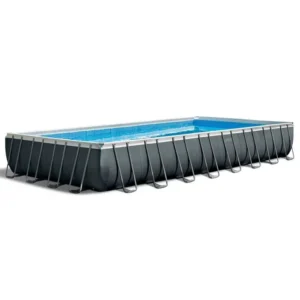 Kit de piscina tubular desmontable Intex Ultra XTR – 975 x 488 x 132 cm – Rectangular (Filtro de arena + Accesorios) – 26374GN
