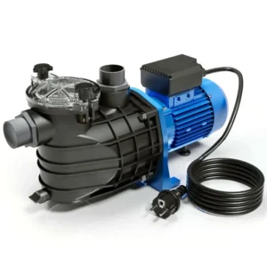 Bomba para piscinas Wiltec 2200W – Caudal 26400 l/h – Altura de impulsión 18 m – Bomba de filtración y circulación para filtros de agua – P
